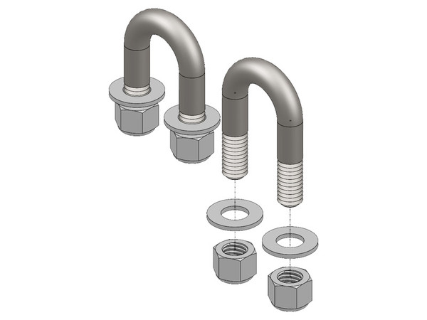 BlueOx Kit, Spring Bar U-Bolt BX88391 - Blue Ox