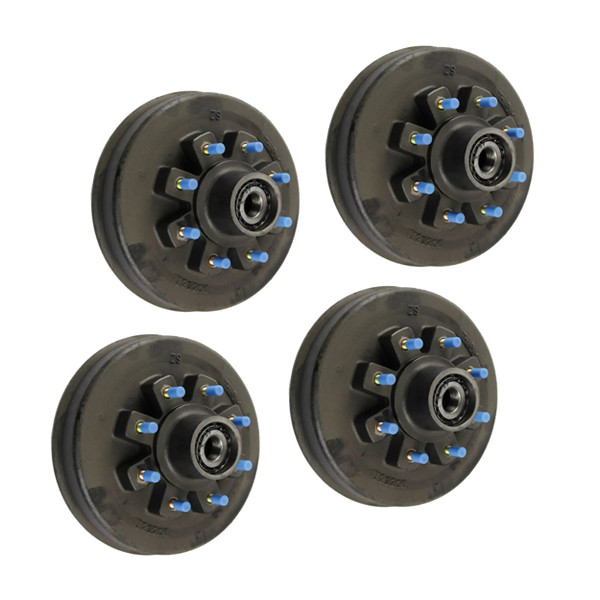 Lippert (4-Pack) 16K lbs Threaded Brake Hub - 16,000- 8 on 275 mm, 17-1/2" Wheels, M22 Studs, Oil - Heavy-Duty Trailer Component LIPKITGHDIA - CURT