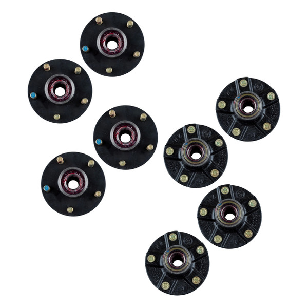Lippert (4-Pack) 2200 lbs Idler Hub, 5 on 4.5"; 5.5" Hub Flange - 2,200 - Heavy-Duty Trailer Component LIPKITJE34D - CURT
