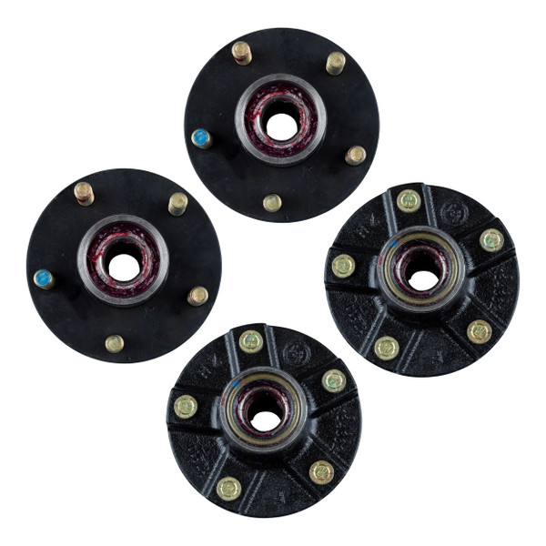 Lippert (2-Pack) 2200 lbs Idler Hub, 5 on 4.5"; 5.5" Hub Flange - 2,200 - Heavy-Duty Trailer Component LIPKITJJ672 - CURT