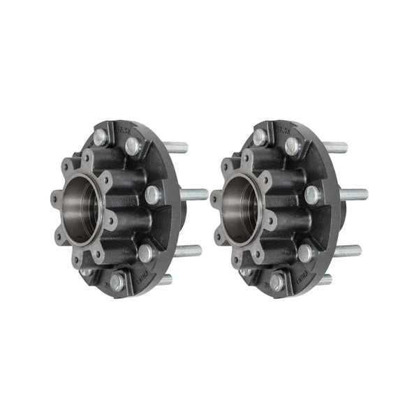 Lippert (2-Pack) 16K Threaded Trailer Idler Hub - , 8 on 275 mm, 17-1/2" Wheel Size, M22 Studs - Heavy-Duty Trailer Component LIPKITD644I - CURT