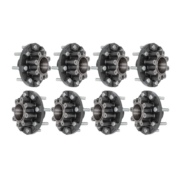 Lippert (8-Pack) 16K Threaded Trailer Idler Hub - , 8 on 275 mm, 17-1/2" Wheel, M22 Studs, Grease - Heavy-Duty Trailer Component LIPKIT2F822 - CURT