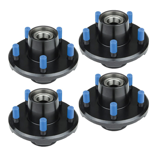 Lippert (4-Pack) 3500 lbs Idler Hub Assembly, 5 on 4.5"; 3,500 (Fully Assembled) - Heavy-Duty Trailer Component LIPKIT040BJ - CURT