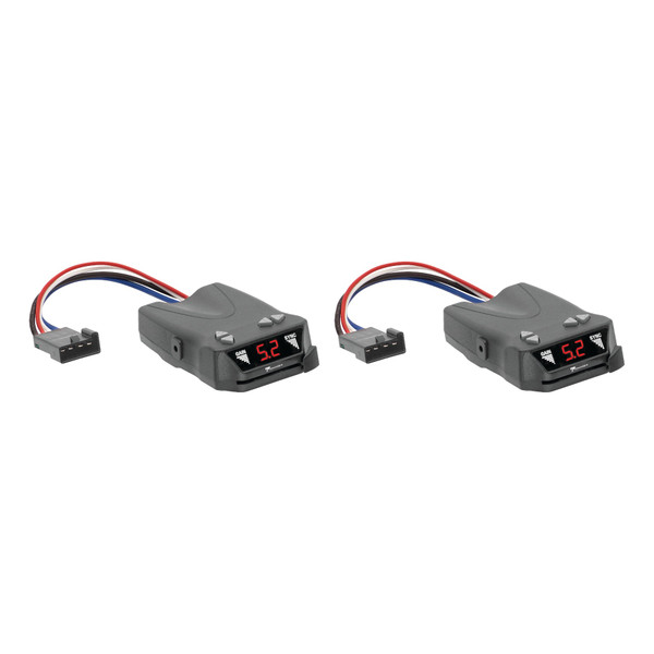 Tekonsha (2-Pack) Brakeman® IV Time-Delay Brake Controller for Trailers with 1-4 Axles, Black - Tekonsha