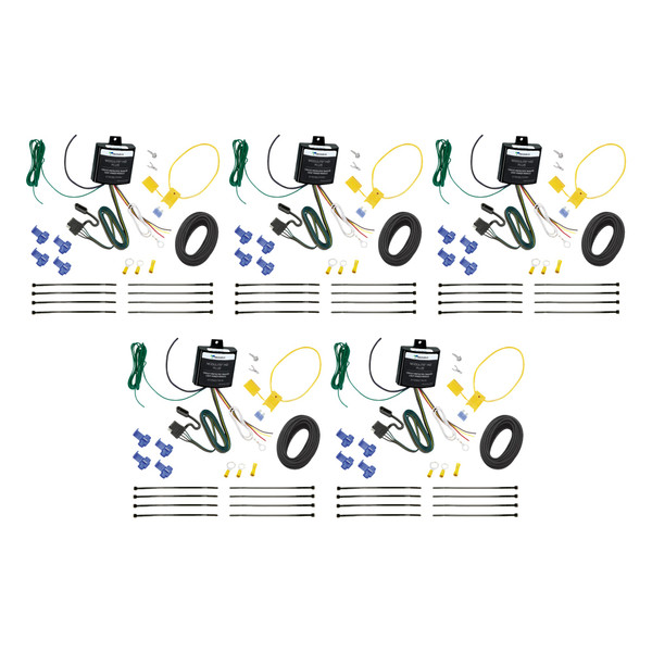 Tekonsha (5-Pack) ModuLite® HD Plus Protector w/Integrated Circuit & Overload Protection Trailer Light Power Module & Installation Kit - Tekonsha