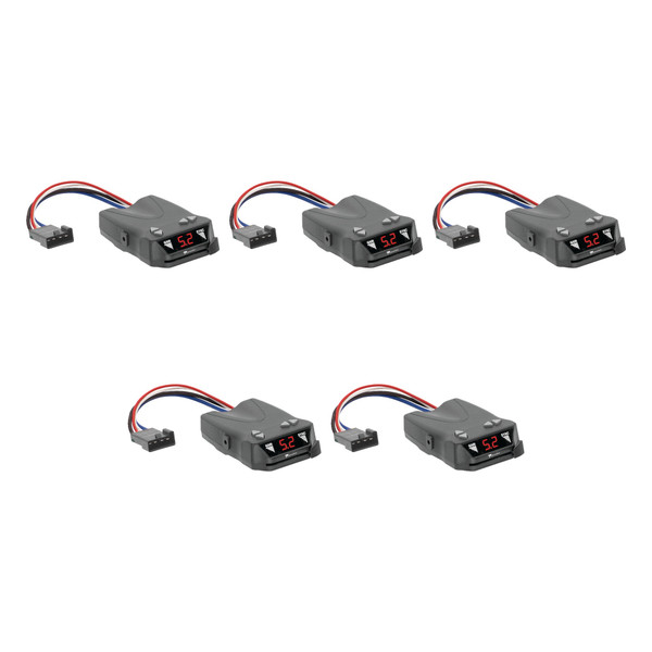 Tekonsha (5-Pack) Brakeman® IV Time-Delay Brake Controller for Trailers with 1-4 Axles, Black - Tekonsha