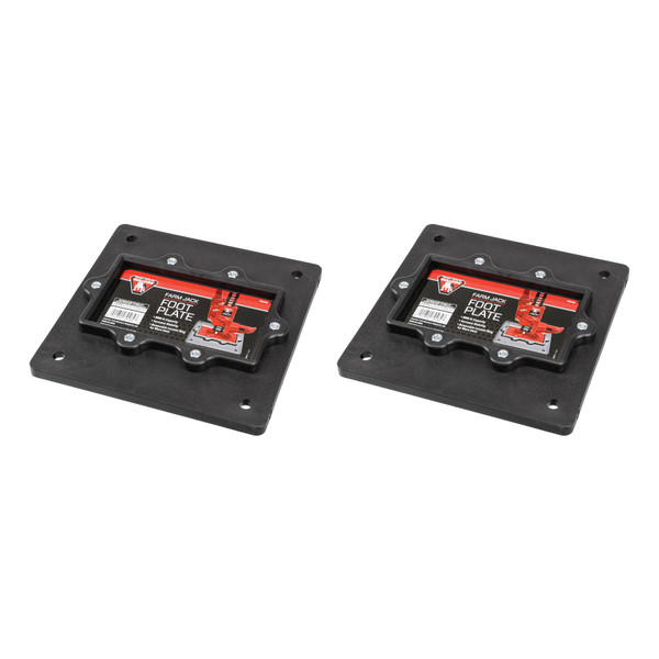BULLDOG (2-Pack) Farm Jack Accessory, Foot Plate - Bulldog