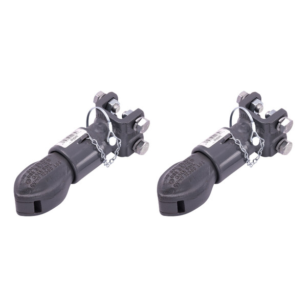 BULLDOG (2-Pack) Collar-Lok Adjustable Coupler, 2-5/16 Inch Diameter, 12,500 lbs. Capacity (Bulk 50) - Bulldog