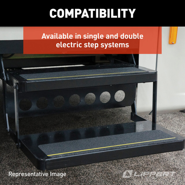 Lippert Gear Plate Replacement Kit for Single & Double Electric RV Steps #301696