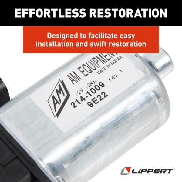 LIPPERT Kwikee Electric Step Replacement Motor Assembly with Screws for 14NM IMGL RV Steps #676061