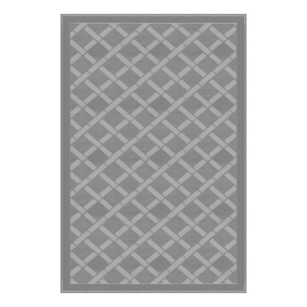 Lippert All Weather Patio Mat - 6' x 9' (Gray) - Lippert