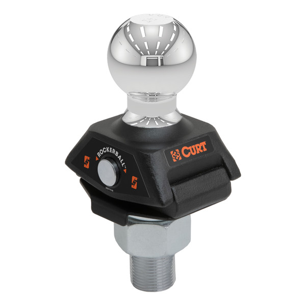 CURT RockerBall 2-5/16" Cushion Hitch Ball (1-1/4" Shank, 12,000 lbs, Packaged) Trailer Hitch Ball - CURT