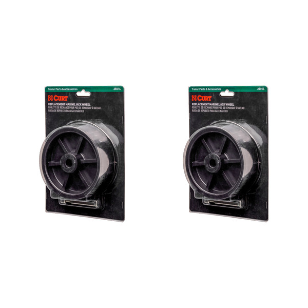 CURT (2-Pack) Replacement Marine Jack Wheel - CURT