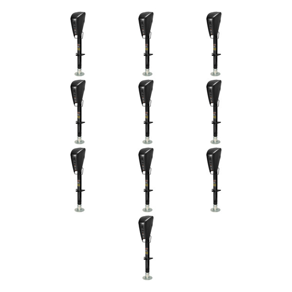 CURT (10-Pack) Lippert Power Stance Tongue Jack, 3,500 lbs - CURT