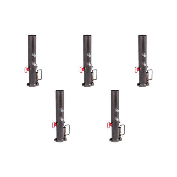 CURT (5-Pack) 2-5/16" Adjustable Gooseneck Coupler, 30K - CURT