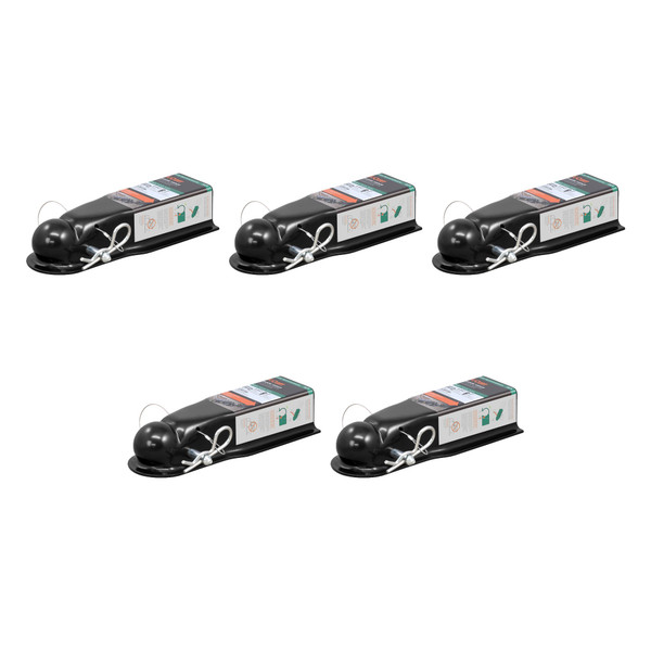 CURT (5-Pack) QuickPin No-Latch 2" Trailer Coupler (2-1/2" Channel, 3,500 lbs) - CURT