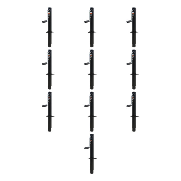 CURT (10-Pack) A-Frame Jack with Side Handle (2,000 lbs, 14-1/2" Travel) - CURT