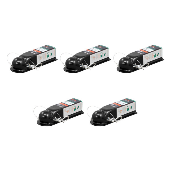 CURT (5-Pack) QuickPin No-Latch 2" Trailer Coupler (2" Channel, 3,500 lbs) - CURT
