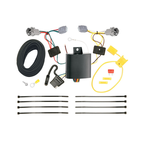 Tekonsha T-One  T-Connector Harness, 4-Way Flat, w/Circuit Protected ModuLite  Module TK118573 - Tekonsha