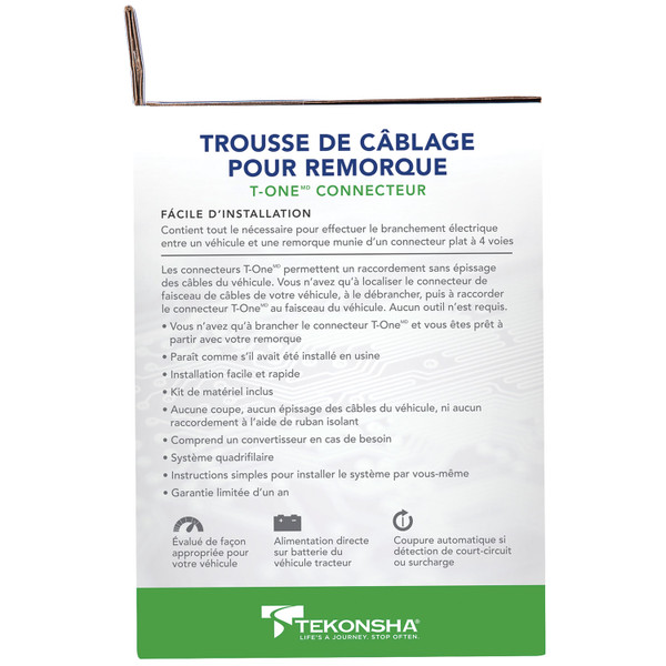 2019-2024 Subaru Ascent Tekonsha Plug & Play T-Connector Adapter Trailer Wiring 118790