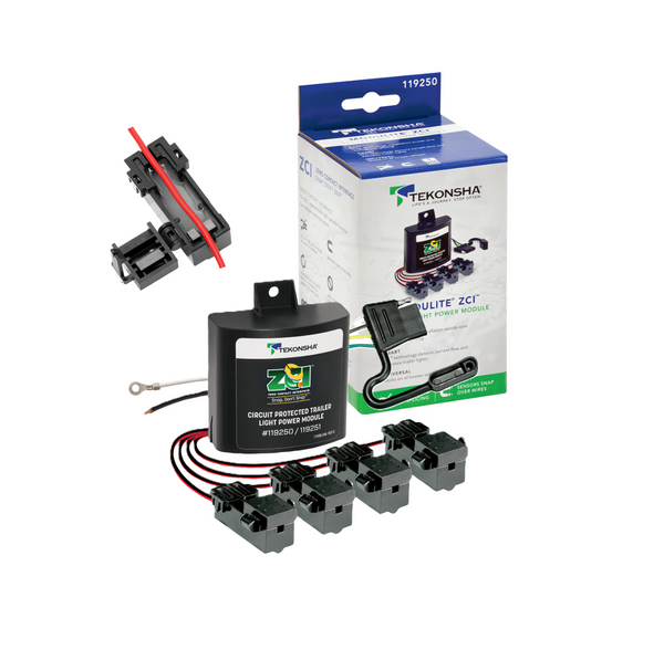 Tekonsha NO CUTTING OR SPLICING ZCI  Taillight to 4-Way Zero Contact Interface Universal ModuLite - Tekonsha