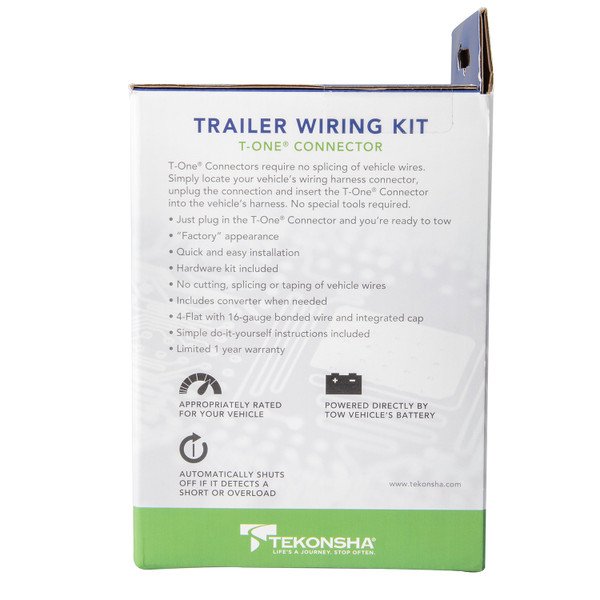 2015-2018 BMW X5 Tekonsha Plug & Play T-Connector Adapter Trailer Wiring 118743