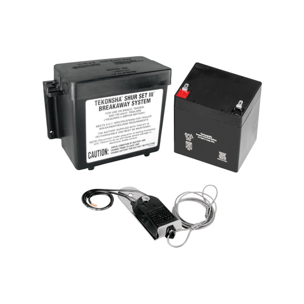 Tekonsha Shur-Set III  All Polymer Lockable Breakaway System (Includes #2010 Nylon Breakaway Switch) - Tekonsha