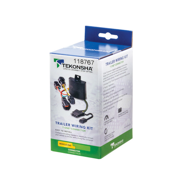2014-2020 Honda Fit Tekonsha Plug & Play T-Connector Adapter Trailer Wiring 118767