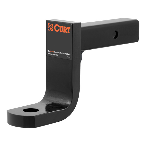 CURT Class 4 Ball Mount (2" Shank, 10,000 lbss., 6" Drop, 9-3/8" Long) Trailer Hitch Ball Mount - CURT