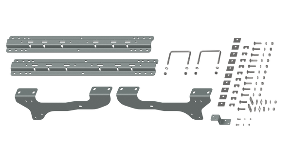 2007-2018 Chevrolet/GMC 1500; 2019 Chevrolet LD & GMC Limited; with MagneRide require additional brackets - call for details. B&W Custom Installation Kit For Universal Mounting Rails For Some GM Trucks RVK2503 - B&W Trailer Hitches