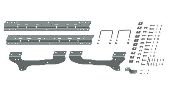 2007-2018 Chevrolet/GMC 1500; 2019 Chevrolet LD & GMC Limited; with MagneRide require additional brackets - call for details. B&W Custom Installation Kit For Universal Mounting Rails For Some GM Trucks RVK2503 - B&W Trailer Hitches