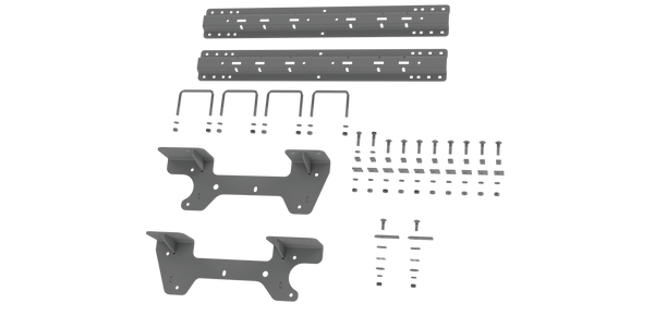 2019-2023 Chevrolet/GMC 1500 - Excludes 2019 Chevrolet LD & GMC Limited & with CarbonPro Bed B&W Custom Installation Kit For Universal Mounting Rails For Some GM Trucks RVK2504 - B&W Trailer Hitches