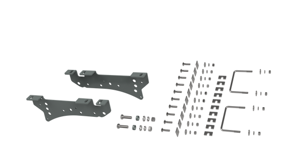 B&W Trailer Hitches Custom Installation Brackets For Universal Mounting Rails For Some Ford Trucks Fifth Wheel Trailer Hitch Bracket BQVLRVR2400 - B&W Trailer Hitches