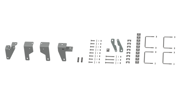 B&W Trailer Hitches Custom Installation Brackets For Universal Mounting Rails For Some RAM Trucks Fifth Wheel Trailer Hitch Bracket BQVLRVR2605 - B&W Trailer Hitches