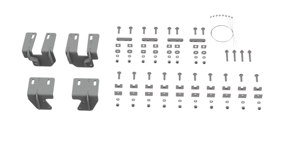 B&W Trailer Hitches Custom Installation Brackets For Universal Mounting Rails For Some GM Trucks Fifth Wheel Trailer Hitch Bracket BQVLRVR2505 - B&W Trailer Hitches