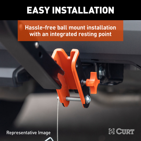 CURT ActiveLink Ball Mount, 2" Ball, 3,500 lbs. GTW 18416
