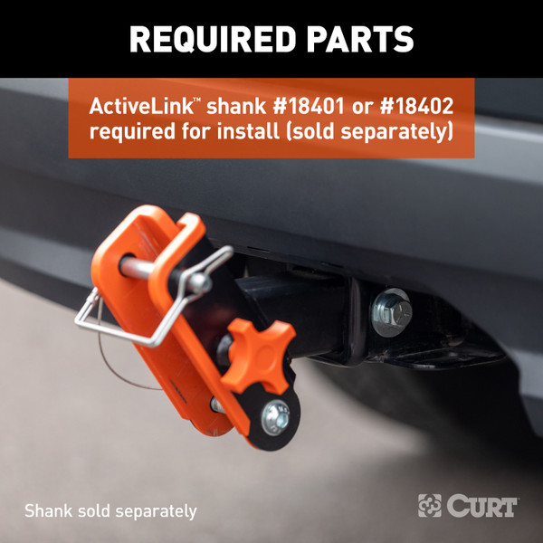 CURT ActiveLink Ball Mount, 2" Ball, 3,500 lbs. GTW 18416