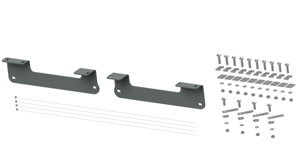 B&W Trailer Hitches Custom Installation Brackets For Universal Mounting Rails For Some Ford Trucks Fifth Wheel Trailer Hitch Bracket BQVLRVR2404 - B&W Trailer Hitches