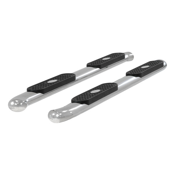 ARIES 4" Polished Stainless Oval Side Bars, Select Jeep Grand Cherokee Step Nerf Bar Kit