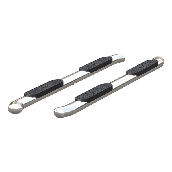 ARIES 4" Polished Stainless Oval Side Bars, Select Ford Ranger SuperCrew Step Nerf Bar Kit