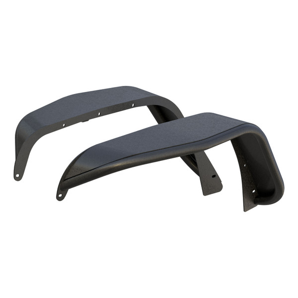 ARIES Jeep Wrangler JK Black Aluminum Front Fender Flares Fender Flare - ARIES