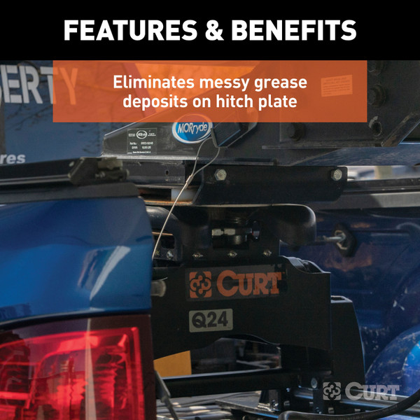 CURT 10" 5th Wheel Lube Plates (25-Pack) Fifth Wheel Trailer Hitch Lube Plate