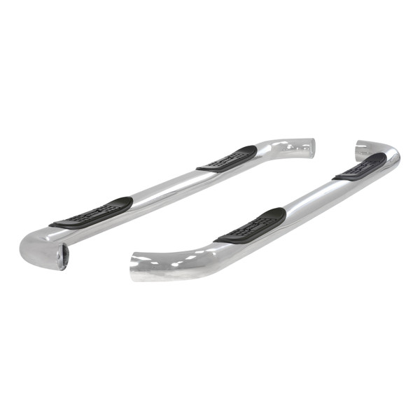 ARIES 3" Round Polished Stainless Side Bars, Select Ford Excursion, F-250, F-350 Step Nerf Bar Kit - ARIES
