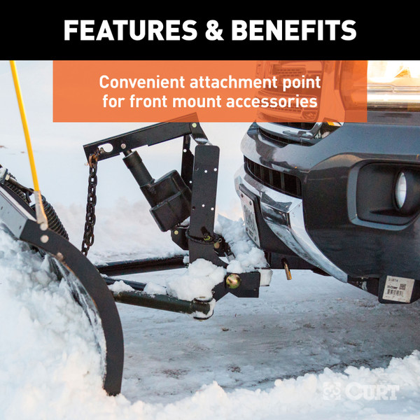 CURT 2" Front Receiver Hitch, Select Nissan Titan XD Trailer Hitch