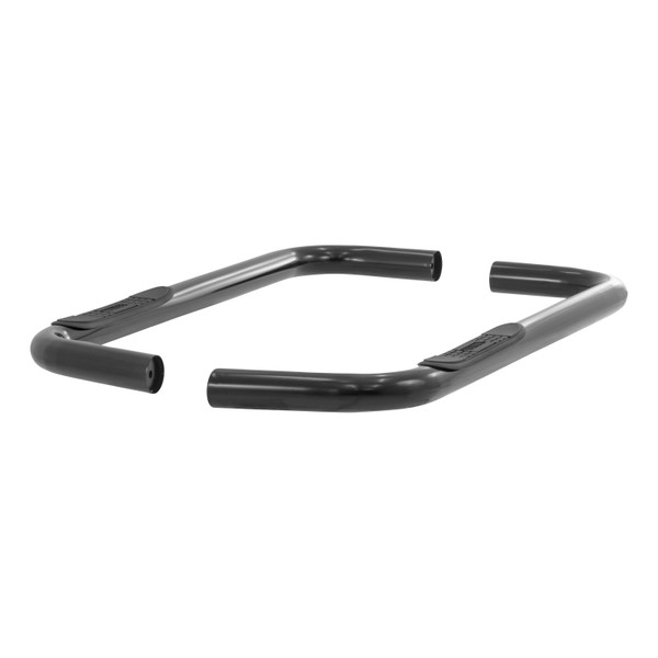ARIES 3" Round Black Steel Side Bars, Select Ford Ranger Step Nerf Bar Kit - ARIES