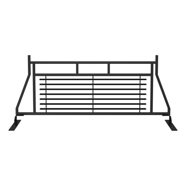 ARIES Classic Black Steel Headache Rack, Select Ford F-250, F-350, F-450 Super Duty Truck Cab Protector / Headache Rack