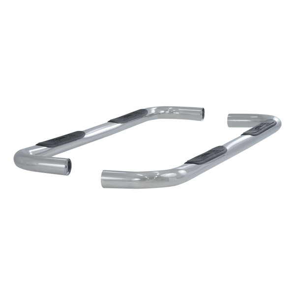 ARIES 3" Round Polished Stainless Side Bars, Select Dodge Ram 1500, 2500, 3500 Step Nerf Bar Kit - ARIES