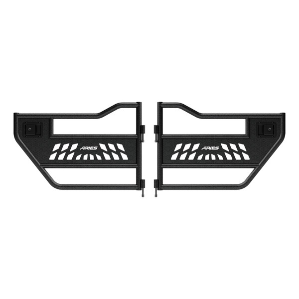 ARIES Jeep Wrangler JL, Gladiator Aluminum Rear Tube Doors Door - ARIES