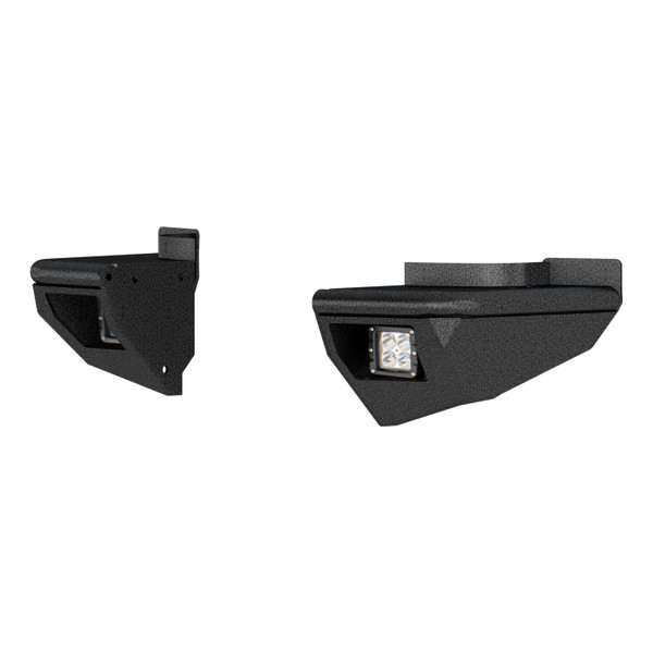 ARIES TrailChaser Jeep Wrangler Aluminum Rear Bumper Corners with LEDs Bumper - ARIES