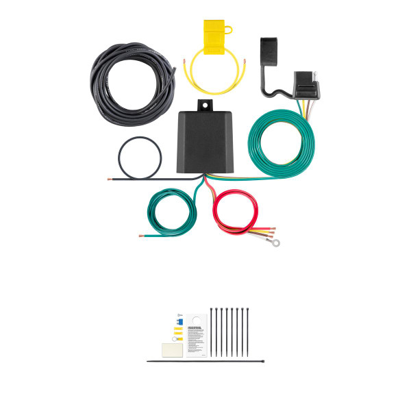 CURT Universal Multi-Function Taillight Converter Kit Trailer Wire Converter - CURT